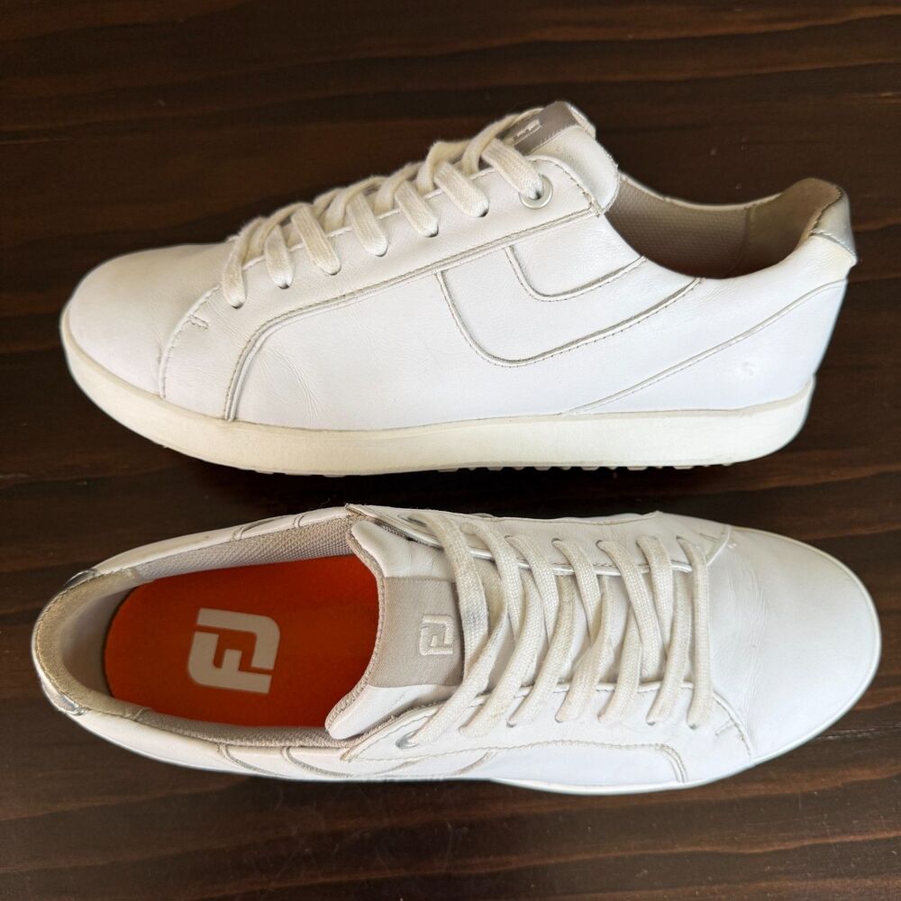FootJoy FJ Links Women's spikeless women's White golf shoes Size 9M